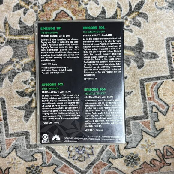 Survivor Borneo The Complete First Season Set of DVD Videos - Tested Working - Picture 13 of 15